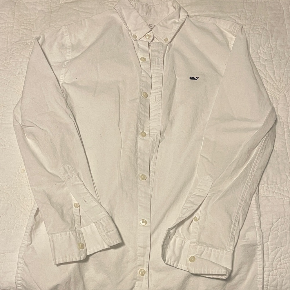 Vineyard Vines Classic White Button-Down Shirt